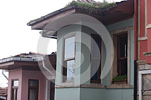 Colorful Houses in old city Balat. Istanbul, Turkey