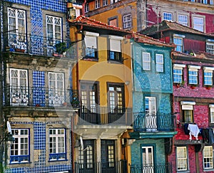 Colorful houses of Porto Ribeira