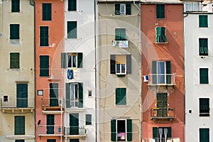 Colorful Houses in Porto Venere - Liguria Italy