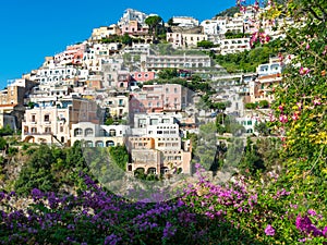 Colorful Houses of Positano, Amalfi, Italy