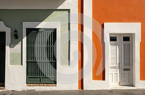 Colorful houses in Puerto Rico