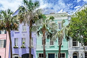 Rainbow Row in Charleston photo