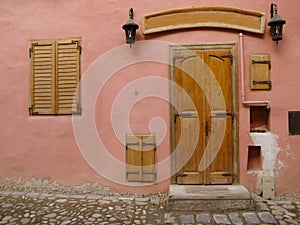 Colorful houses of Sighisoara