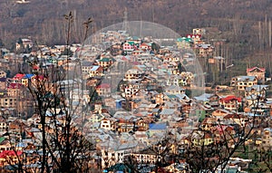 Colorful Houses of  Srinagar, Kashmir