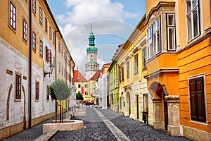 Sopron historical Old town, Hungary