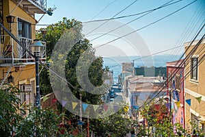 Colorful houses of Valparaiso, Chile