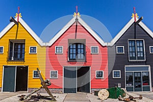 Colorful houses of Zoutkamp