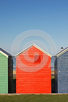 Colorful huts