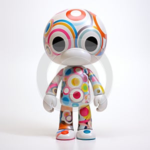 Colorful Hyper-realistic Vinyl Toy With Neopunk Design