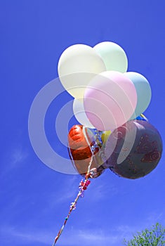 Colorful `I Love You` Balloons