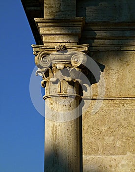 Colorful Iconic Roman Column