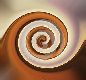 An colorful illustration of an abstract swirl cafe color photo