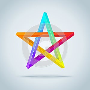 Colorful Inconceivable Pentagram.