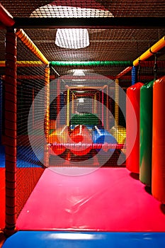 Colorful indoor playground