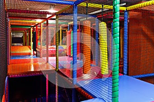 Colorful indoor playground