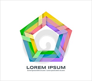 Colorful infinite loop icons