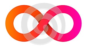 Colorful infinity loop