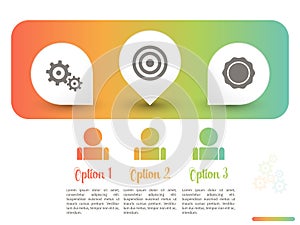 Colorful infographic template