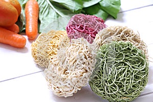 Colorful Instant noodle