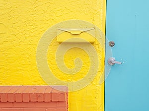 Colorful Island Caribbean Vacation Backdrop