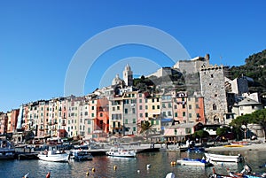 Colorful italian town Portovenere