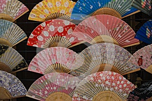 Colorful Japanese Fans