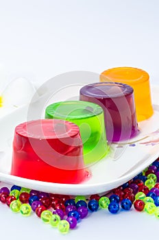 Colorful jelly