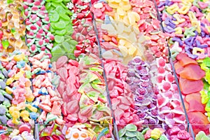 Colorful jelly candy
