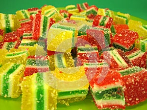 Colorful jelly sweets