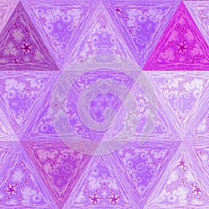 Colorful Jewel Elegance lilas triangle pattern