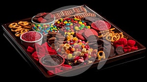 Colorful Junk Food, Made with Generative AI