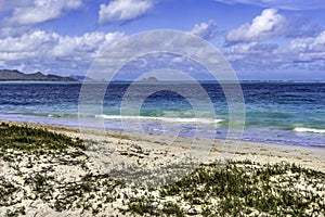 Colorful Kailua Beach Park Shore Windward Oahu Hawaii