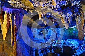 Colorful Karst cave