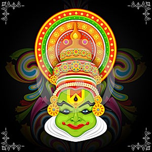 Colorful Kathakali Face