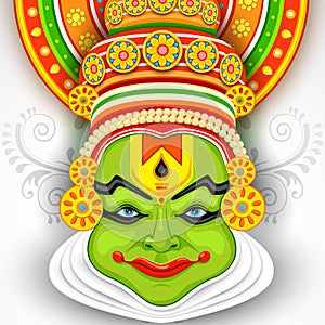 Colorful Kathakali Face photo