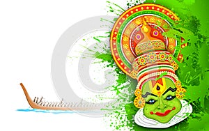 Colorful Kathakali Face photo