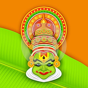 Colorful Kathakali Face photo