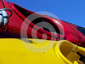 Colorful kayak