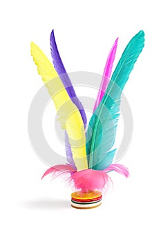 Colorful Kick Feather Shuttlecock