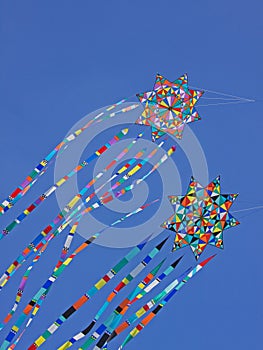Colorful Kites Riding the Breeze