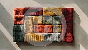 Colorful Knitted Patchwork