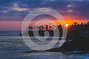 Colorful Laguna Beach Sunset