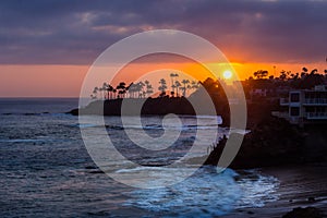 Colorful Laguna Beach Sunset