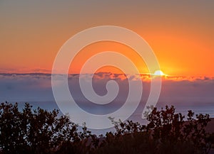 Colorful Laguna Beach sunset