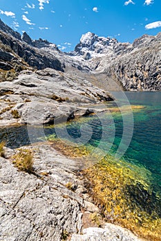 Laguna Churup, acclimatization hike, Huaraz trek, Cordillera Blanca, Peru, South America photo