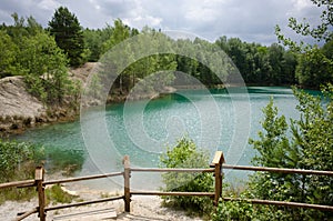 Colorful Lake District in the Lubuskie Voivodeship, Poland