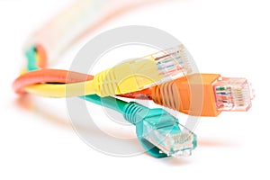 Colorful LAN network cable