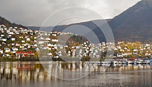 Colorful Landscape Of Norway, Bergen