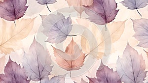 Colorful leaf autumn spring plant texture background illustration design. Generative AI
