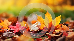 colorful leaf e